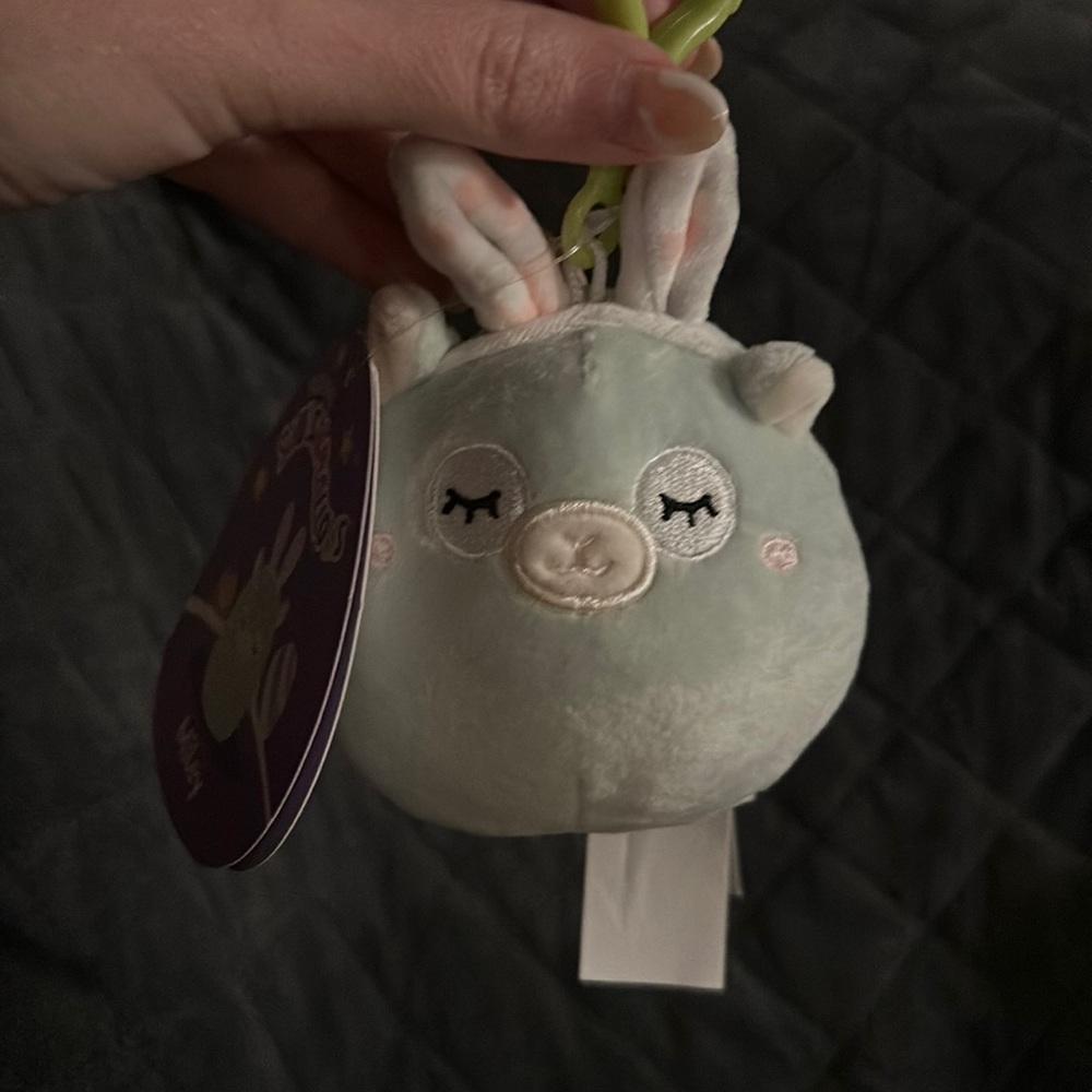 Miley Squishmallow Lamb Clip Easter